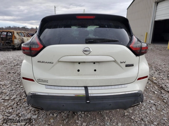 2021 Nissan Murano SV with VIN 5N1AZ2BJ3MC112061, listed as a Copart auction lot 85446704 with 29,995 mi miles and Salvage Title. Bid and sale history available at carsss.com. Image 6.