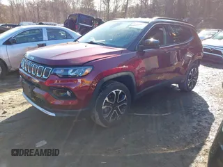 2022 Jeep Compass Limited z VIN 3C4NJDCB9NT193699, wystawiony jako IAAI lot #41574414 z przebiegiem 18 738 mil mil oraz . Historia ofert i sprzedaży dostępna na DreamBid. Obrazek 18.