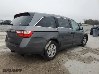 2013 Honda Odyssey LX with VIN 5FNRL5H25DB028790, listed as a Copart auction lot 46675685 with 219,064 mi miles and Salvage Title. Bid and sale history available at carsss.com. Image 3.