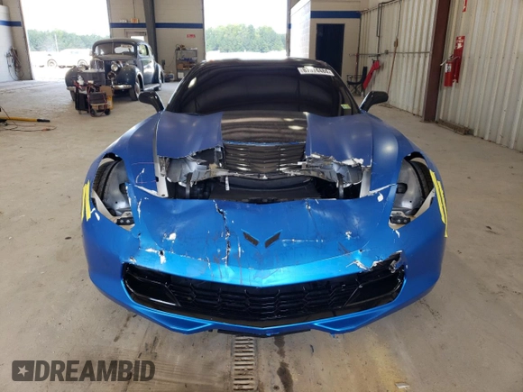 2015 Chevrolet Corvette Z51 3LT with VIN 1G1YM2D78F5107814, listed as a Copart auction lot 67974484 with 36,866 mi miles and Salvage title. Bid and sale history available at DreamBid. Image 5.