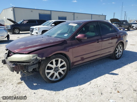 2006 Mazda Mazda6 Grand Touring s with VIN 1YVHP80D165M07265, listed as a Copart auction lot 73018174 with 0 mi miles and Salvage Title. Bid and sale history available at carsss.com. Image 1.