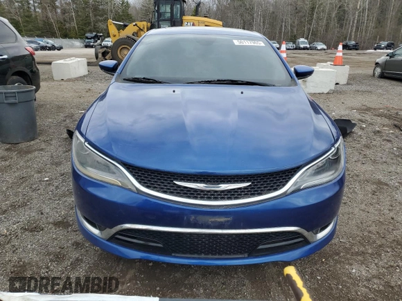 2015 Chrysler 200 C with VIN 1C3CCCCG3FN520434, listed as a Copart auction lot 50117965 with 160,705 mi miles and Clean Title. Bid and sale history available at DreamBid. Image 5.