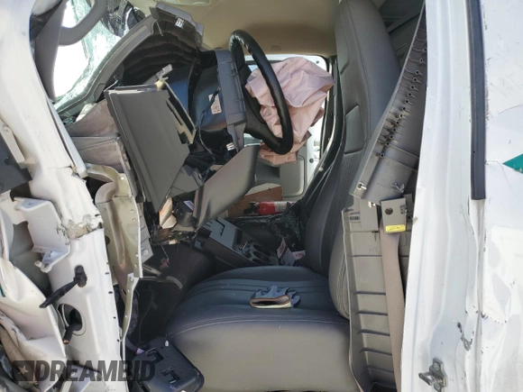 2023 Chevrolet Express Cargo with VIN 1GCWGAFP2P1212130, listed as a Copart auction lot 45228605 with Not provided miles and Non repairable. Bid and sale history available at DreamBid. Image 7.