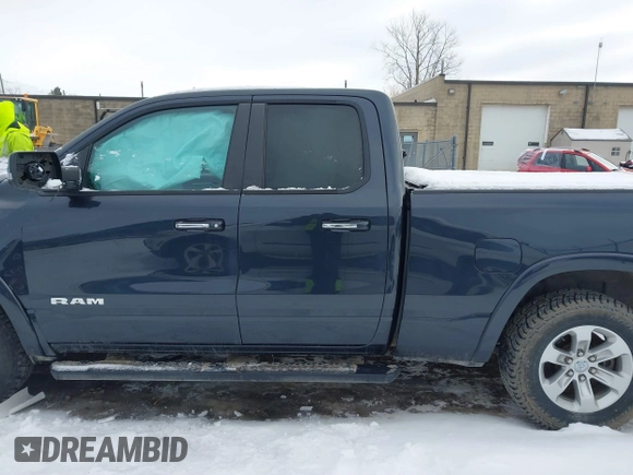 2019 Ram 1500 Laramie with VIN 1C6SRFDT3KN556578, listed as a IAAI auction lot 41444514 with 91,365 mi miles. Bid and sale history available at carsss.com. Image 13.