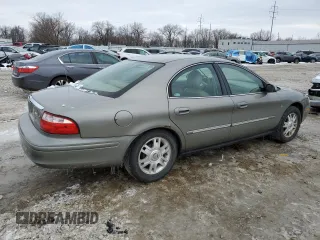 2004 Mercury Sable LS Premium with VIN 1MEHM55S34A608589, listed as a Copart auction lot 46110385 with 113,919 mi miles and Salvage Title. Bid and sale history available at carsss.com. Image 3.