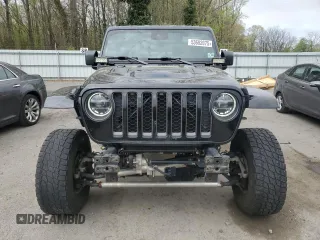 2020 Jeep Gladiator Rubicon z VIN 1C6JJTBG0LL163075, wystawiony jako Copart lot #53682075 z przebiegiem 67 083 mil mil oraz Szkoda całkowita • Salvage title. Historia ofert i sprzedaży dostępna na DreamBid. Obrazek 5.