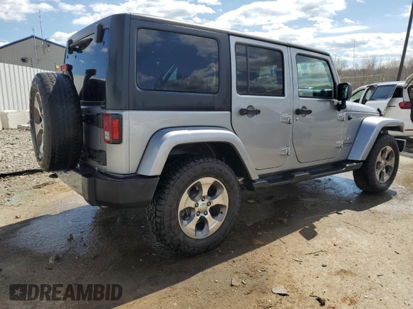 2018 Jeep Wrangler JK Unlimited Sahara with VIN 1C4HJWEG8JL921696, listed as a Copart auction lot 50803695 with 115,729 mi miles and Salvage Title. Bid and sale history available at carsss.com. Image 3.