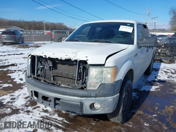 2014 Ford F-150 XL with VIN 1FTFW1EF5EFA45595, listed as a IAAI auction lot 41535410 with 124,208 mi miles. Bid and sale history available at carsss.com. Image 2.