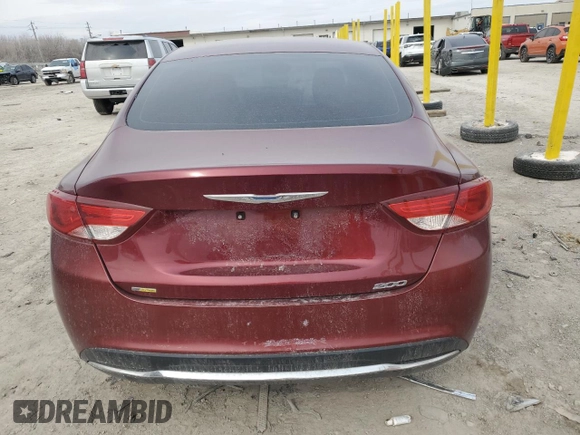 2015 Chrysler 200 Limited with VIN 1C3CCCAB5FN618761, listed as a Copart auction lot 47644505 with 136,155 mi miles and Salvage title. Bid and sale history available at DreamBid. Image 6.