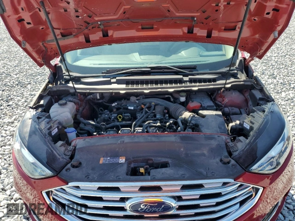 2021 Ford Edge SEL with VIN 2FMPK4J9XMBA16252, listed as a Copart auction lot 52359335 with 56,889 mi miles and Salvage Title. Bid and sale history available at carsss.com. Image 12.