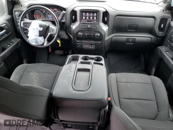 2021 Chevrolet Silverado 1500 Custom Trail Boss with VIN 1GCPYCEF5MZ296592, listed as a Copart auction lot 50968655 with 60,010 mi miles and Salvage Title. Bid and sale history available at DreamBid. Image 8.