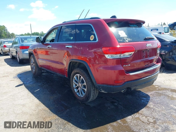 2014 Jeep Grand Cherokee Limited z VIN 1C4RJFBGXEC479342, wystawiony jako IAAI lot #42514199 z przebiegiem 207 493 mil mil oraz . Historia ofert i sprzedaży dostępna na DreamBid. Obrazek 3.