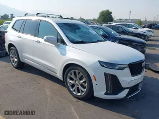 2020 Cadillac XT6 AWD Sport with VIN 1GYKPGRS5LZ115883, listed as a IAAI auction lot 39995097 with 68,589 mi miles. Bid and sale history available at carsss.com. Image 1.