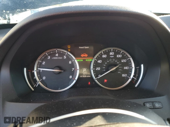 2017 Acura MDX Advance with VIN 5FRYD3H8XHB005396, listed as a Copart auction lot 48414415 with 141,808 mi miles and Salvage title. Bid and sale history available at DreamBid. Image 9.