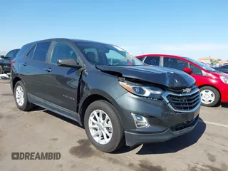2020 Chevrolet Equinox LS z VIN 3GNAXSEV9LS563651, wystawiony jako IAAI lot #42320734 z przebiegiem 127 838 mil mil oraz . Historia ofert i sprzedaży dostępna na DreamBid. Obrazek 1.