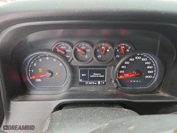 2019 Chevrolet Silverado 1500 Custom Trail Boss with VIN 1GCPYCEF8KZ414311, listed as a Copart auction lot 44328785 with 160,718 mi miles and Salvage Title. Bid and sale history available at carsss.com. Image 9.