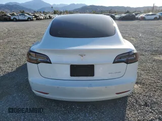 2021 Tesla Model 3 Long Range with VIN 5YJ3E1EB0MF059457, listed as a Copart auction lot 46277945 with 102,367 mi miles and Salvage Title. Bid and sale history available at carsss.com. Image 6.