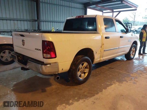 2013 Ram 1500 Tradesman with VIN 1C6RR7KP9DS605989, listed as a IAAI auction lot 41871735 with 122,552 mi miles. Bid and sale history available at carsss.com. Image 4.