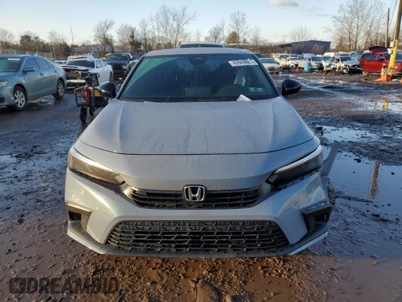 2024 Honda Civic Sedan Sport with VIN 2HGFE2F50RH526455, listed as a Copart auction lot 43948805 with 10,820 mi miles and Salvage Title. Bid and sale history available at carsss.com. Image 5.