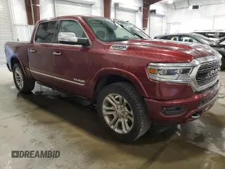 2020 Ram 1500 Limited with VIN 1C6SRFHT1LN141853, listed as a Copart auction lot 62845155 with 109,772 mi miles and Salvage title. Bid and sale history available at DreamBid. Image 4.
