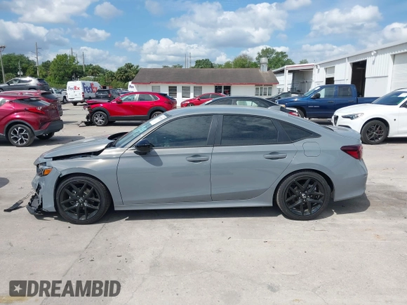 2025 Honda Civic Sport with VIN 2HGFE2F57SH571849, listed as a IAAI auction lot 41902538 with 869 mi miles and . Bid and sale history available at DreamBid. Image 14.