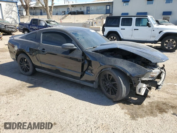 2012 Ford Mustang V6 Premium with VIN 1ZVBP8AM0C5264957, listed as a Copart auction lot 47693555 with 118,936 mi miles and Salvage Title. Bid and sale history available at carsss.com. Image 4.