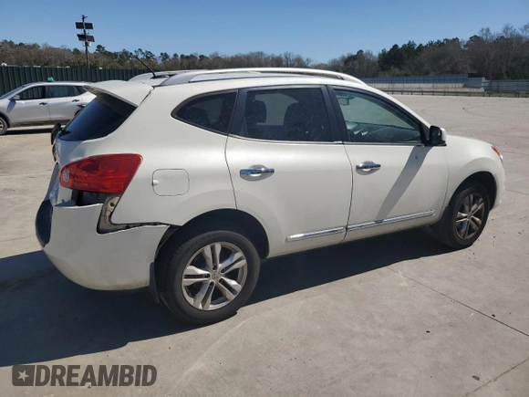 2013 Nissan Rogue SL with VIN JN8AS5MT6DW524521, listed as a Copart auction lot 49279995 with 122,114 mi miles and Salvage Title. Bid and sale history available at carsss.com. Image 3.