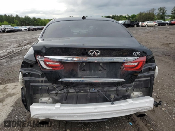 2015 Infiniti Q70 with VIN JN1BY1APXFM541211, listed as a Copart auction lot 55721515 with 134,025 mi miles and Non repairable. Bid and sale history available at DreamBid. Image 6.