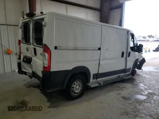 2023 Ram ProMaster Cargo with VIN 3C6LRVVG6PE579753, listed as a Copart auction lot 78207474 with Not Provided miles and Salvage Title. Bid and sale history available at DreamBid. Image 3.