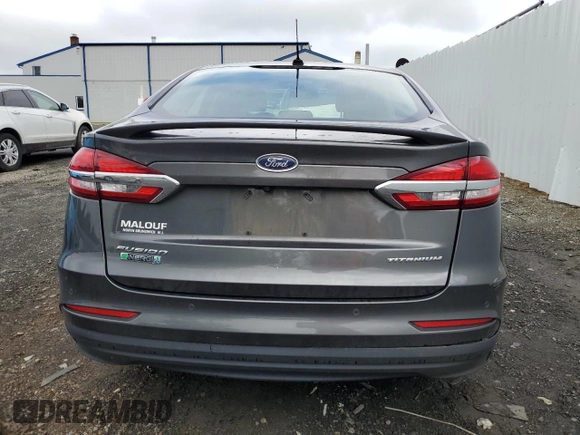 2019 Ford Fusion Titanium with VIN 3FA6P0SU9KR157802, listed as a Copart auction lot 61126605 with 70,764 mi miles and Salvage title. Bid and sale history available at DreamBid. Image 6.