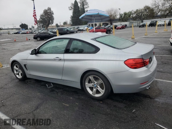 2015 BMW 4 Series 428i with VIN WBA3N7C55FK225457, listed as a Copart auction lot 43988995 with 75,879 mi miles and Salvage Title. Bid and sale history available at DreamBid. Image 2.