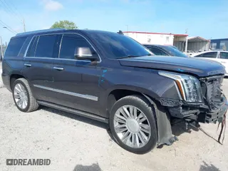 2017 Cadillac Escalade Premium Luxury with VIN 1GYS4CKJ5HR293450, listed as a IAAI auction lot 41951478 with 51,882 mi miles. Bid and sale history available at carsss.com. Image 1.