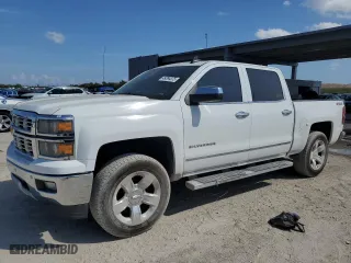 2015 Chevrolet Silverado 1500 LTZ with VIN 3GCUKSEJ8FG488160, listed as a Copart auction lot 49394375 with 132,917 mi miles and Clean Title. Bid and sale history available at carsss.com. Image 1.