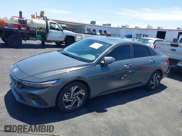 2024 Hyundai Elantra SEL with VIN KMHLS4DG3RU795634, listed as a IAAI auction lot 42506655 with 19,443 mi miles and . Bid and sale history available at DreamBid. Image 14.