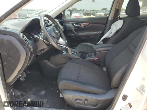 2017 Nissan Rogue S with VIN 5N1AT2MT3HC771845, listed as a Copart auction lot 58642604 with 75,773 mi miles and Salvage Title. Bid and sale history available at carsss.com. Image 7.