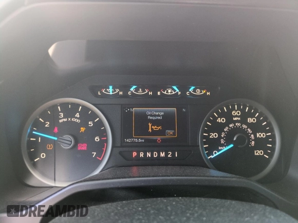 2016 Ford F-150 XLT with VIN 1FTEW1EG2GKD88539, listed as a Copart auction lot 56975835 with 142,775 mi miles and Salvage title. Bid and sale history available at DreamBid. Image 9.