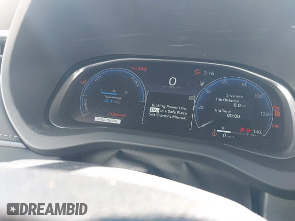 2023 Toyota Venza LE with VIN JTEAAAAH5PJ136989, listed as a IAAI auction lot 41863322 with 91,043 mi miles and . Bid and sale history available at DreamBid. Image 7.