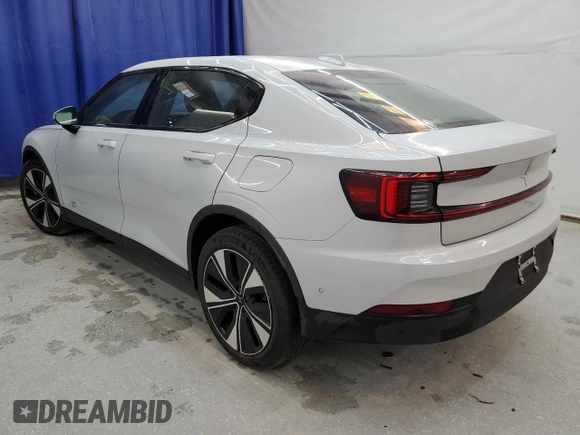 2023 Polestar 2 with VIN YSMEG3KA6PL146957, listed as a Copart auction lot 61274464 with 46,712 mi miles and Non Repairable. Bid and sale history available at carsss.com. Image 2.