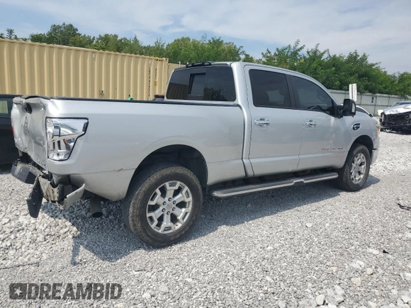 2016 Nissan Titan XD Platinum Reserve with VIN 1N6BA1F45GN514023, listed as a Copart auction lot 68817774 with 207,822 mi miles and Salvage Title. Bid and sale history available at carsss.com. Image 3.