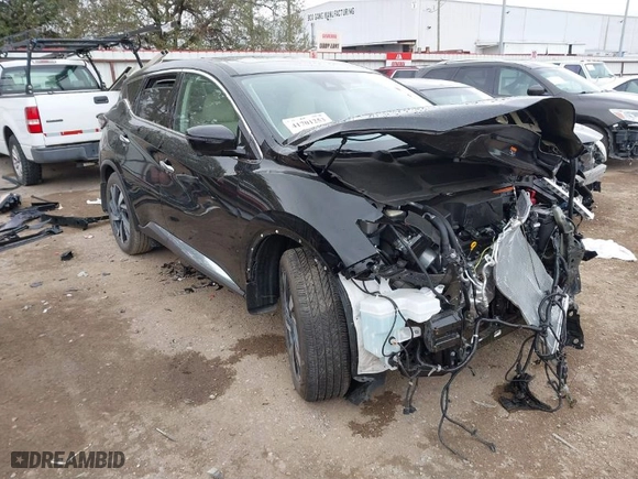 2024 Nissan Murano SL with VIN 5N1AZ2CJ8RC126804, listed as a IAAI auction lot 41701253 with 2,890 mi miles. Bid and sale history available at carsss.com. Image 1.