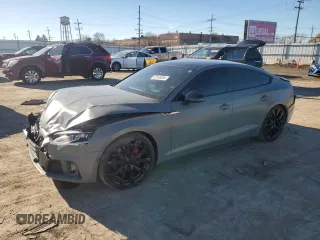 2019 Audi S5 Sportback Prestige z VIN WAUC4CF58KA097352, wystawiony jako Copart lot #82348384 z przebiegiem 45 701 mil mil oraz Szkoda całkowita • Salvage title. Historia ofert i sprzedaży dostępna na DreamBid. Obrazek 1.