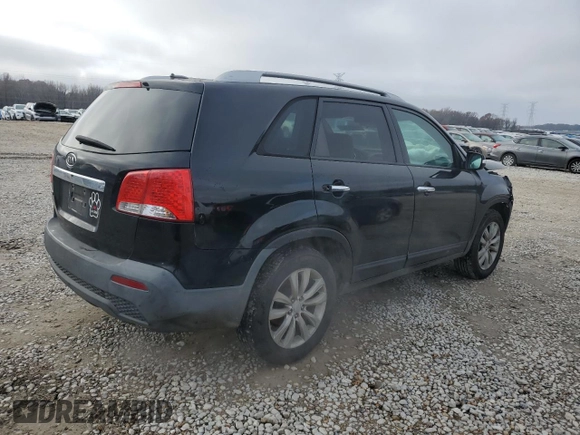 2011 Kia Sorento LX with VIN 5XYKT4A22BG054386, listed as a Copart auction lot 85005104 with 182,281 mi miles and Salvage Title. Bid and sale history available at carsss.com. Image 3.