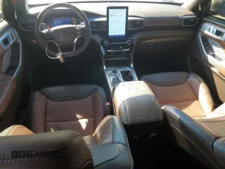 2022 Ford Explorer King Ranch z VIN 1FM5K8LC9NGB68945, wystawiony jako Copart lot #87059264 z przebiegiem 69 384 mil mil oraz Szkoda całkowita • Salvage title. Historia ofert i sprzedaży dostępna na DreamBid. Obrazek 8.