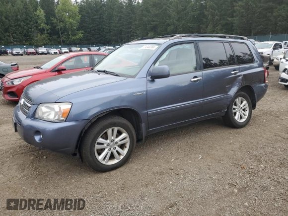 2007 Toyota Highlander Hybrid w/3rd Row with VIN JTEEW21A570038840, listed as a Copart auction lot 71243204 with 226,529 mi miles and Salvage Title. Bid and sale history available at carsss.com. Image 1.