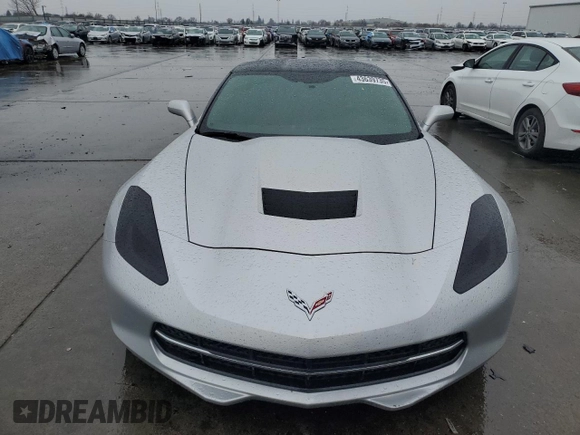 2015 Chevrolet Corvette 1LT with VIN 1G1YB2D73F5121447, listed as a Copart auction lot 43639735 with 40,398 mi miles and Salvage Title. Bid and sale history available at carsss.com. Image 5.