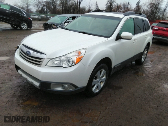 2012 Subaru Outback 2.5i Limited with VIN 4S4BRCLC5C3299523, listed as a IAAI auction lot 41989614 with 156,256 mi miles. Bid and sale history available at carsss.com. Image 2.