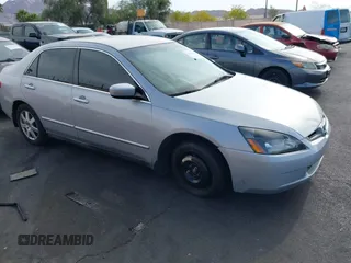 2005 Honda Accord LX z VIN 1HGCM56445A154870, wystawiony jako IAAI lot #42174510 z przebiegiem Nie podano mil oraz . Historia ofert i sprzedaży dostępna na DreamBid. Obrazek 1.