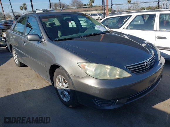 2005 Toyota Camry LE with VIN 4T1BF32K35U590150, listed as a IAAI auction lot 41614295 with 180,627 mi miles and . Bid and sale history available at DreamBid. Image 1.
