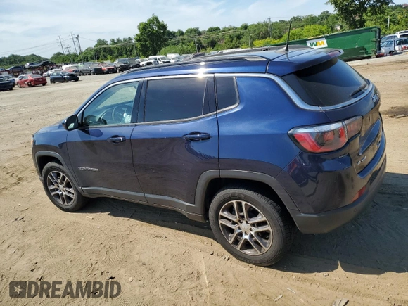 2020 Jeep Compass Latitude with VIN 3C4NJDBB6LT228908, listed as a Copart auction lot 59575014 with 55,618 mi miles and Salvage Title. Bid and sale history available at DreamBid. Image 2.