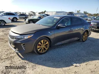 2016 Kia Optima SX Turbo with VIN 5XXGW4L22GG008109, listed as a Copart auction lot 49896805 with 111,822 mi miles and Salvage title. Bid and sale history available at DreamBid. Image 1.